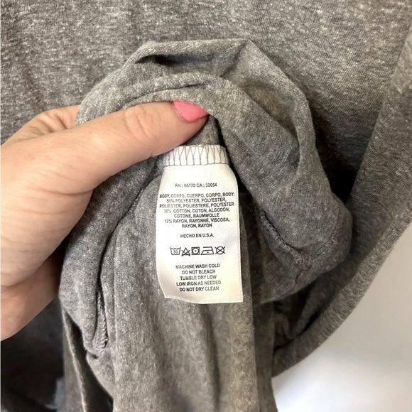 Anthropologie T.la Dresla T-shirt Dress, gray, size S - Picture 3 of 3